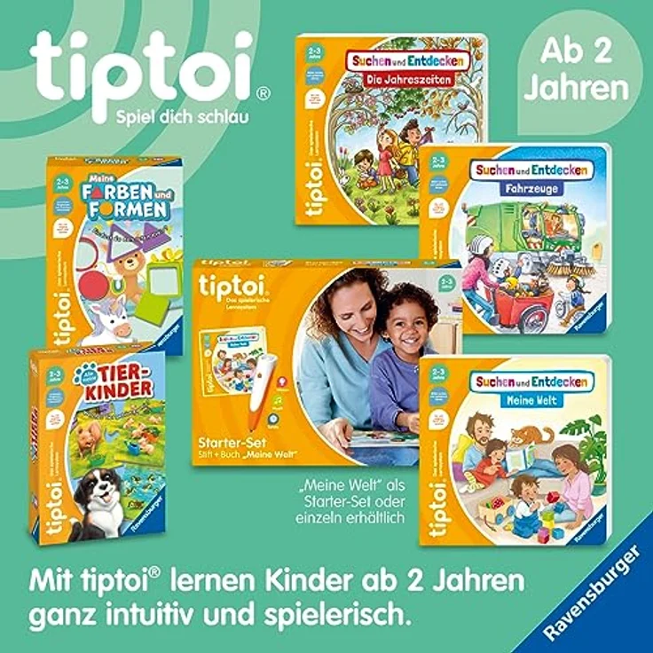 Ravensburger tiptoi® Buch - Suchen und Entdecken - Meine Tiere mit interaktiven Tiergeräuschen und Bildern – Bild 7