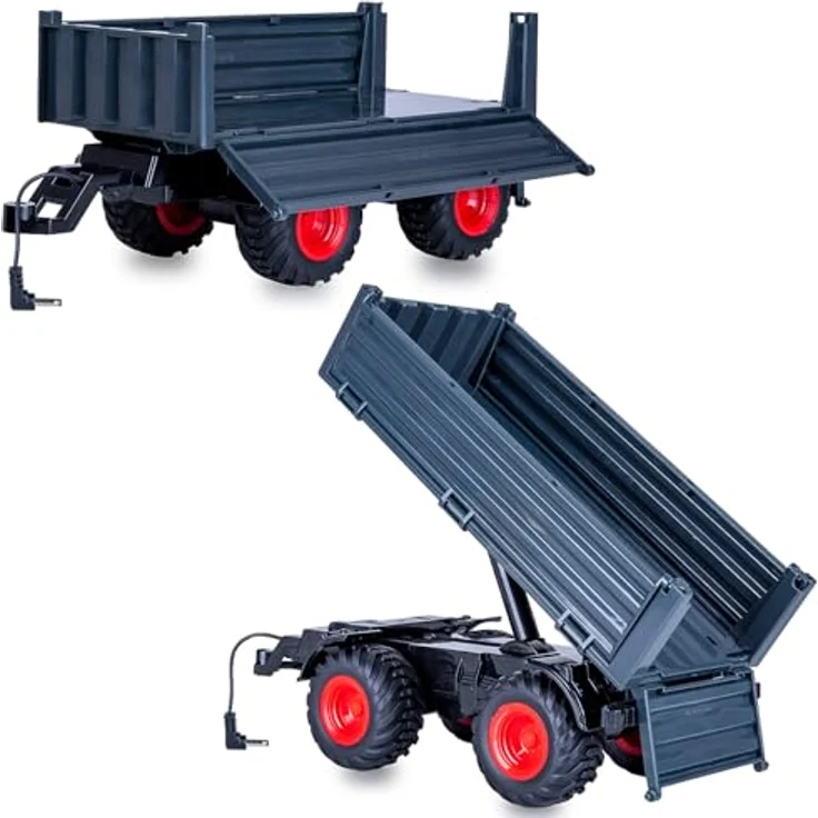 Jamara Kipper für RC-Traktor MB-trac 1000, Ferngesteuertes Auto, 1:24, Anthrazit – Bild 1