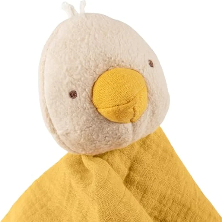 Sigikid Schnuffeltuch sigibaby, Kuscheltuch aus Musselin mit softem Teddyplüsch, 32 cm, Unisex – Bild 4