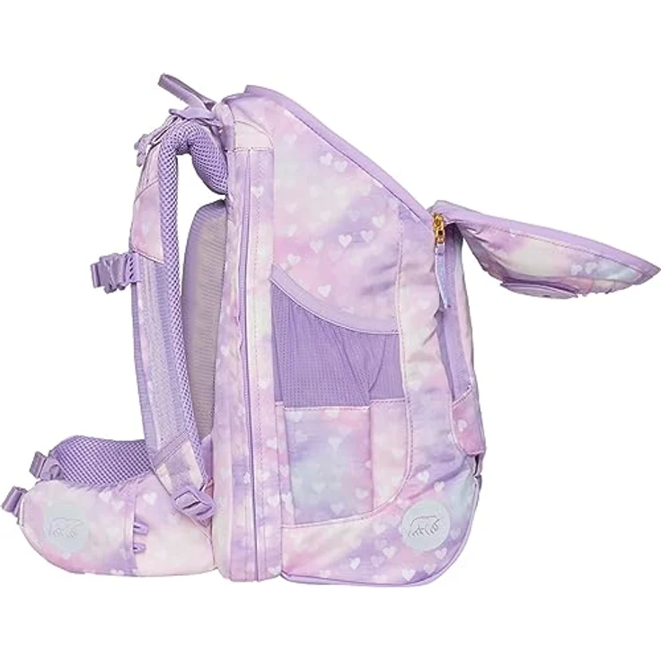 Beckmann Active Air FLX Space Mission Schulrucksack Set, 6-teilig, inkl. Sportrucksack, Federmappe, Schlamperetui, Regenhülle, blau – Bild 7
