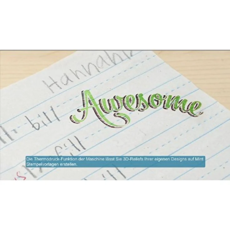Silhouette America Silhouette Mint Stempelmaschine, Kunststoff, Weiß, 12, 3 x 5, 9 x 8, 1 cm – Bild 4