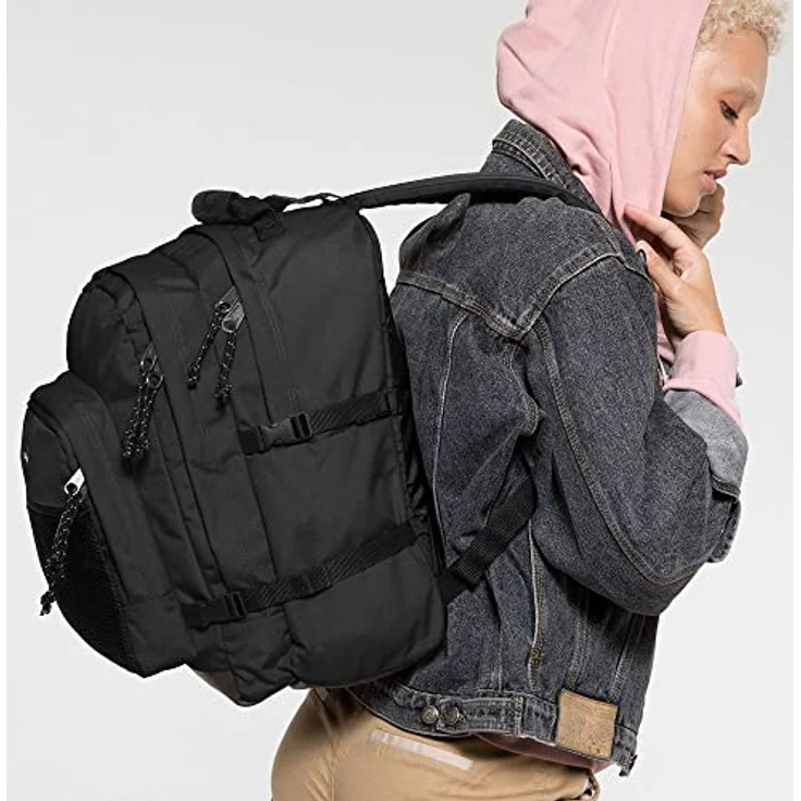 Eastpak Schulrucksack Ultimate 42 - Rucksack, geräumiges Doppelfach, Laptop-Hülle, urbaner Entdecker, blau – Bild 9