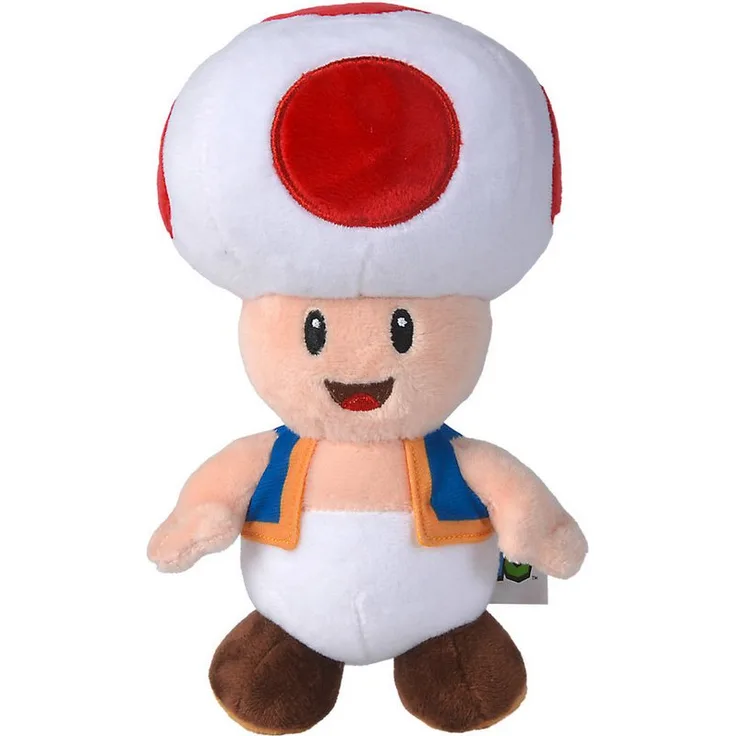 Super Mario Kuscheltier Super Mario - Toad #1 - Plüsch 20 cm (NEU & OVP)