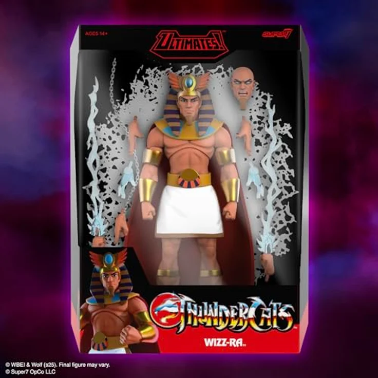 Super7 Thundercats Ultimates! Wave 15 Wizz-Ra, 18 cm detailreiche Actionfigur für Sammler – Bild 6