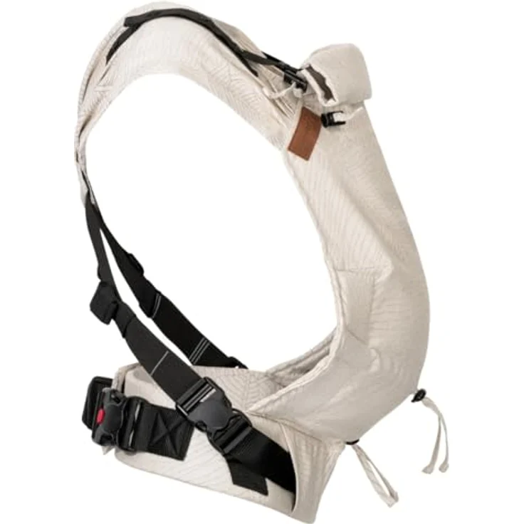 Hoppediz Babytrage Buckle, Fullbuckle für Neugeborene (3,5 - 20 kg) mit 2 Schnallen Optionen, ergonomisch verstellbar, in neutralem Design – Bild 2