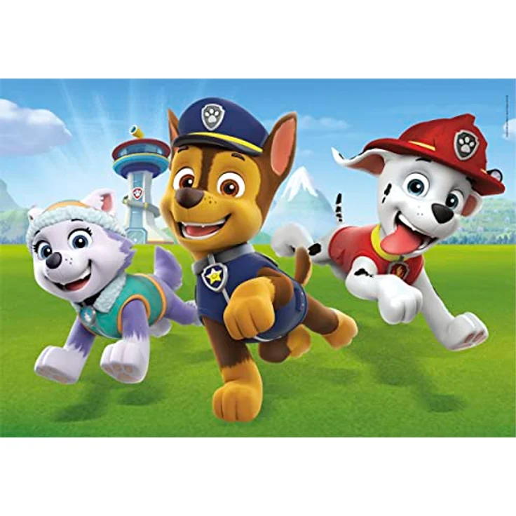 Clementoni 24800 Supercolor Puzzle Paw Patrol - 2 Puzzle Mit 20 Teile Ab 3 Jahren, Buntes Kinderpuzzle Mit Besonderer Leuchtkraft & Farbintensität, Geschicklichkeitsspiel Für Kinder – Bild 4