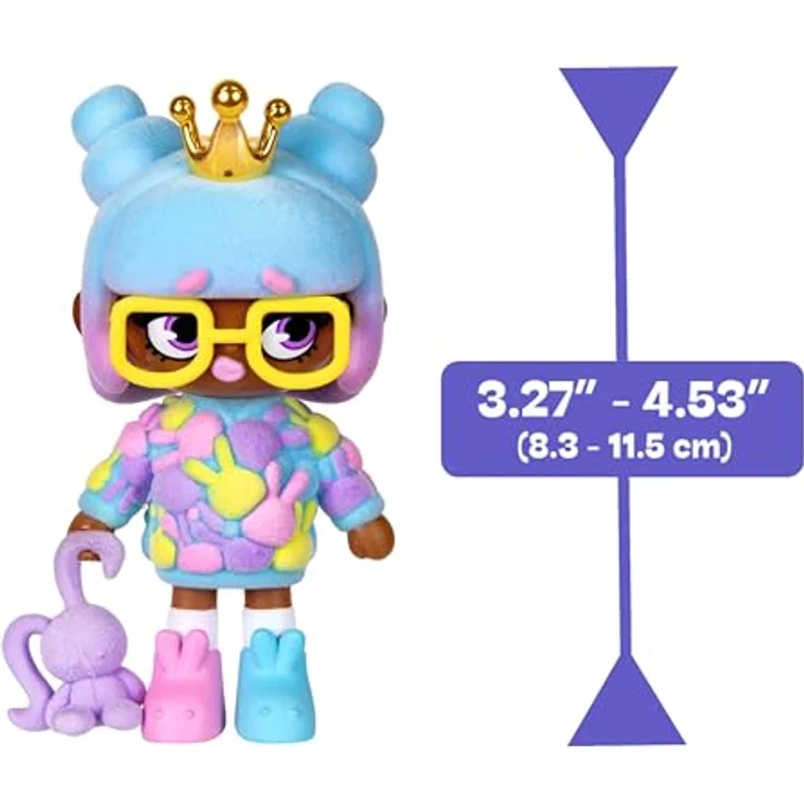 Moose XOX KWEENIE Quirky, Gelenkige Figur für kreative Rollenspiele, 13 cm Mädchen, aus hochwertigem ABS-Kunststoff – Bild 4