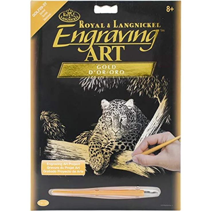Royal Brush Gold Folie Gravur Art Kit 20,3 x 25,4 cm -Spotted – Bild 3