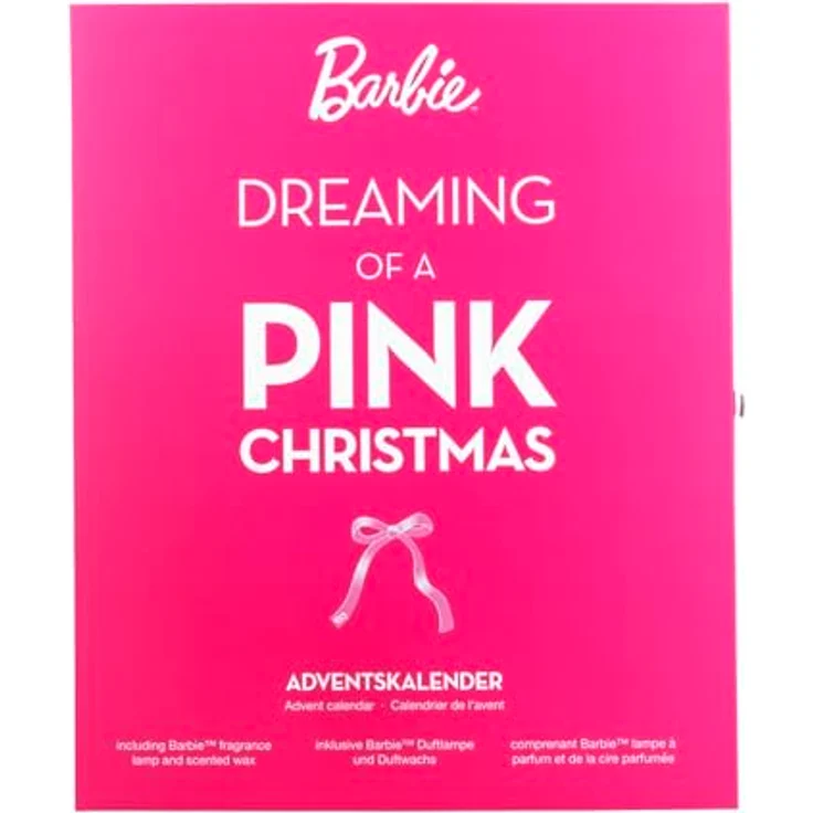 Barbie Adventskalender "Dreaming of a Pink Christmas", 24-teilig mit Sojawachs und Teelicht Duftlampe, pink – Bild 3