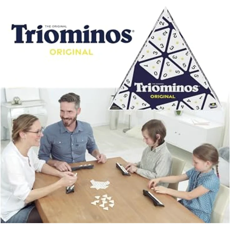Goliath Triominos Original, Legespiel mit dreieckigen Spielsteinen für strategisches Kombinieren, ab 6 Jahren – Bild 4