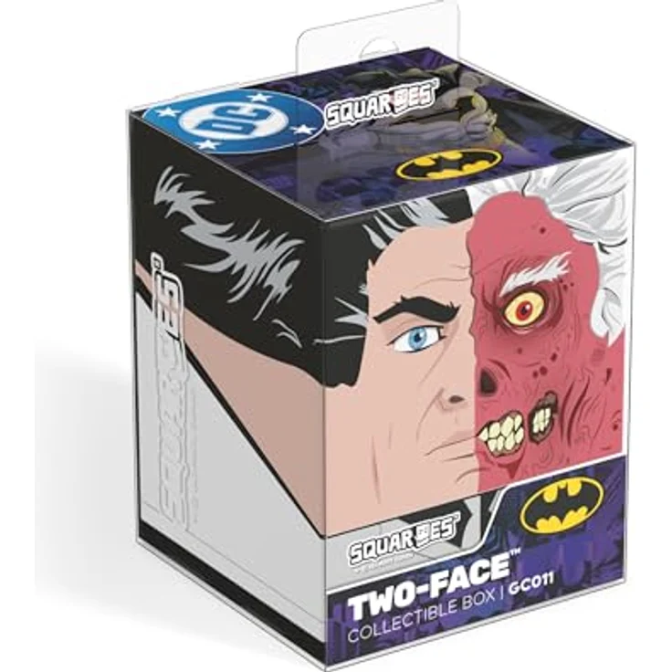DC Comics Squaroes Squaroe Batman: Gotham City GC011 – Two-Face, Sammelbox für bis zu 100 Karten, Deutschland – Bild 8