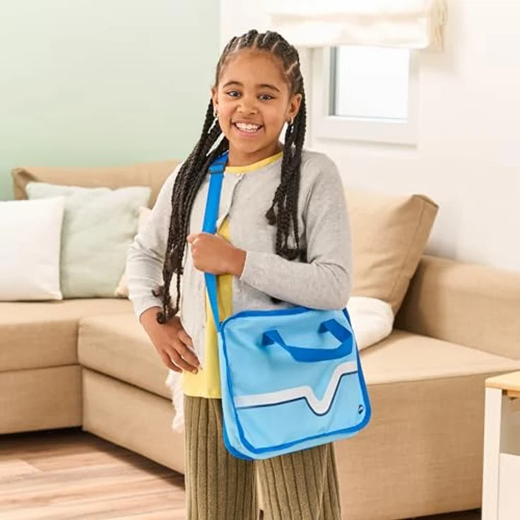 Vtech® Kindercomputer Schulstart Laptop, 160 Lernspiele, 2-sprachig, inkl. Tragetasche, blau – Bild 7