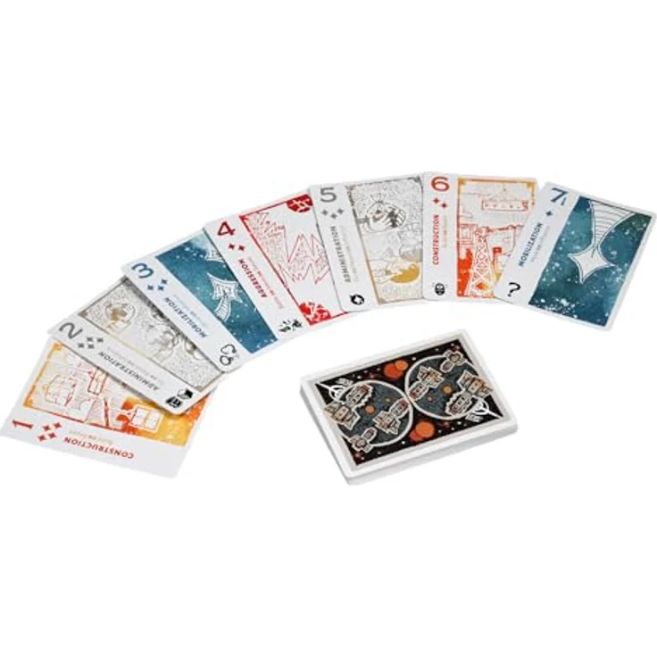 Infolist Leder Games Arcs (EN) - Strategisches Kartenspiel für 3-4 Spieler mit innovativem, kartengesteuertem Aktionssystem und einfachem Würfelsystem – Bild 8