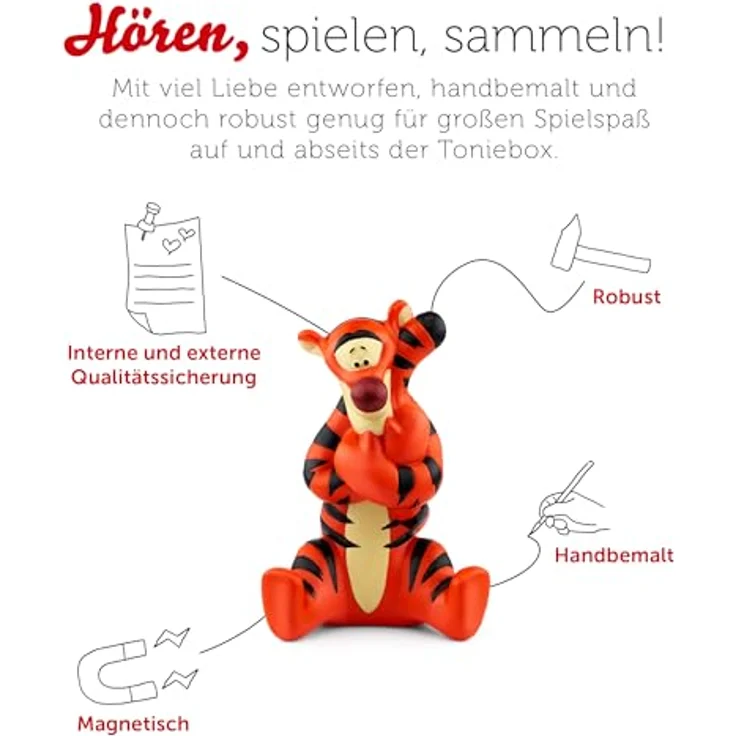 tonies Hörfiguren für Toniebox, Disney Tigger – Tiggers großes Abenteuer, Hörspiel für Kinder ab 3 Jahren, Spielzeit ca. 42 Minuten – Bild 3