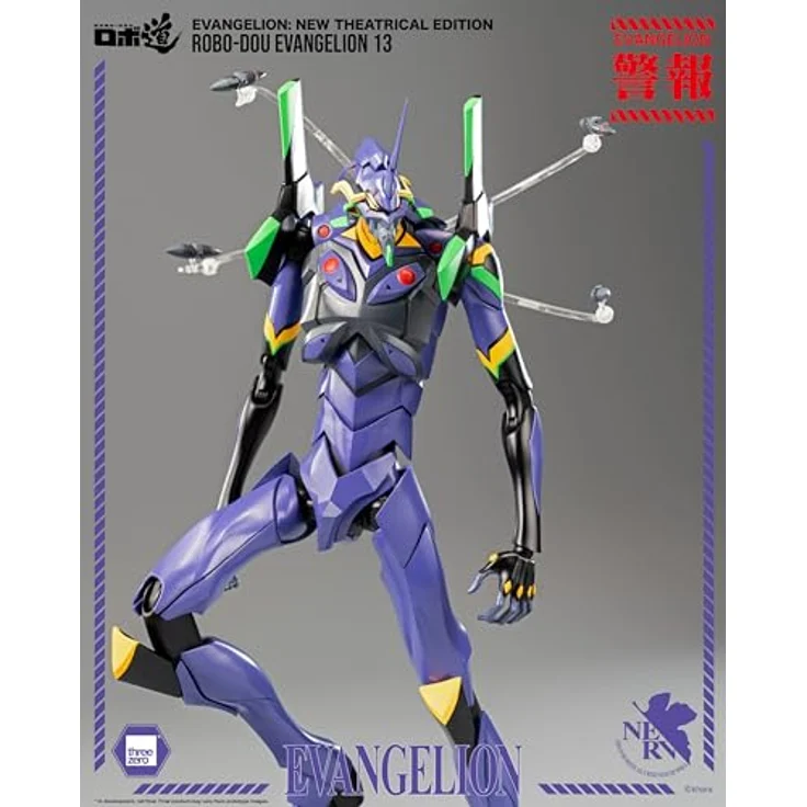 ThreeZero Evangelion 13, 28 cm Actionfigur aus "Evangelion: New Theatrical Edition" mit Zubehör in Fensterbox – Bild 13