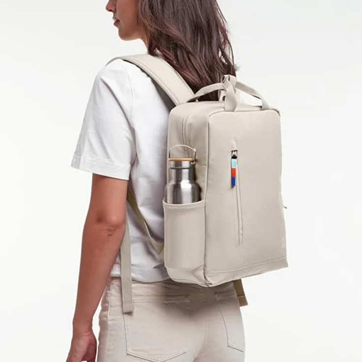 Got Bag DAYPACK 2.0, Wanderrucksack mit 11 l Volumen, ergonomischen Schultergurten und Reißverschlusstasche, schwarz – Bild 7