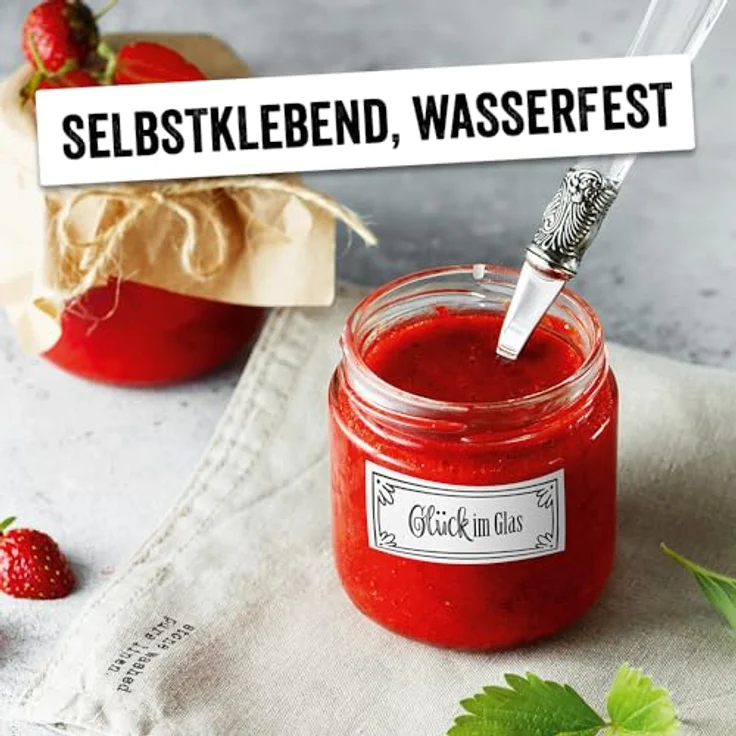 Trodat Vintage Etiketten zum kreativen Gestalten – 36 selbstklebende Etiketten, 9 Designs, sprachneutral, wasserfest, Etikettenbreite 5cm, Etikettenlänge 2-5cm, optimal für trodat vintage Stempel – Bild 3