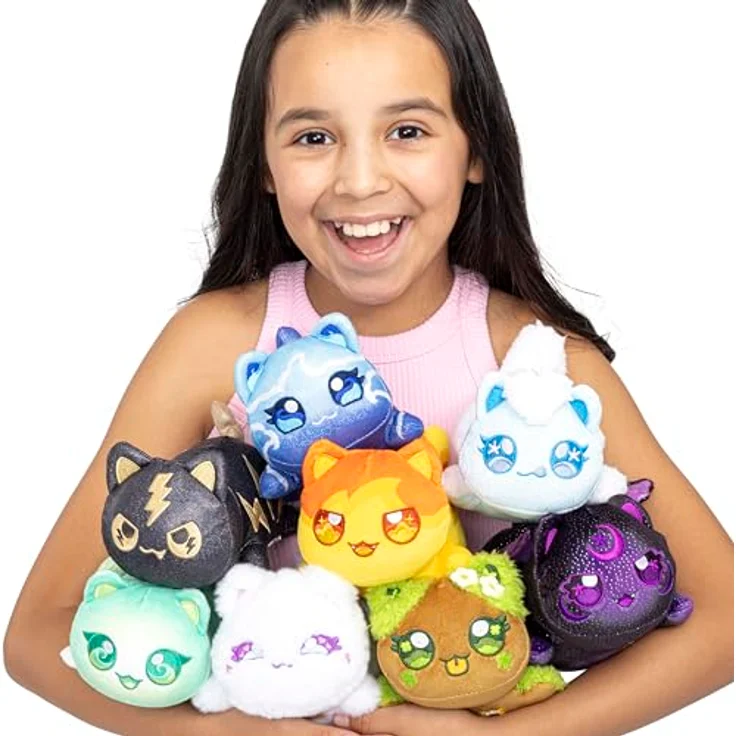 Bonkers Aphmau 6 Zoll MeeMeow Plüschtier Serie 8 ELEMENTAL - Mysteriöse Katzen-Überraschung mit superweichem Körper, nach dem Zufallsprinzip – Bild 3