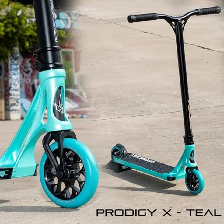 Blunt Scooters Prodigy X Complete Scooter, Blaugrün - Profi-Scooter für fortgeschrittene Fahrer, hochwertige Komponenten – Bild 2