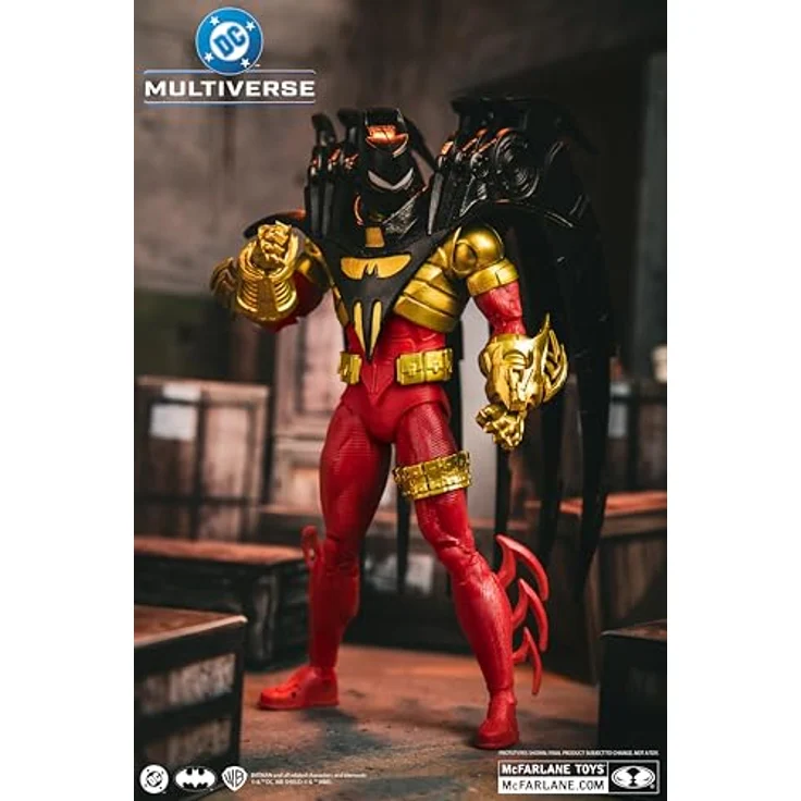 McFarlane DC Multiverse Azrael Batman (Knightquest), detailreiche Actionfigur, 19 cm mit Zubehör und Base – Bild 12