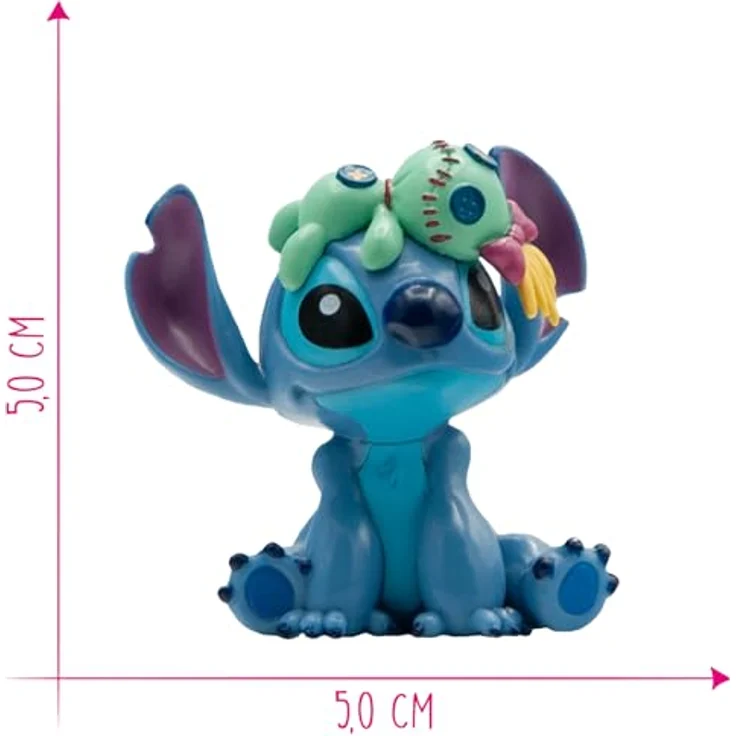 Bullyland Stitch mit Schrulle, detailgetreue 5 cm Sammelfigur aus Disneys Lilo & Stitch für kreative Spielwelten, geeignet für Kinder ab 3 Jahren, perfekt als Geschenk – Bild 2