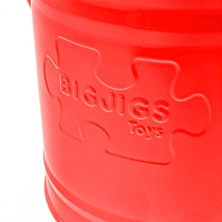 Bigjigs Toys Rote Gießkanne, Kinder-Gartengerät mit festem Ausgießer & zwei Griffen, ideal für kleine Gärtner – Bild 4