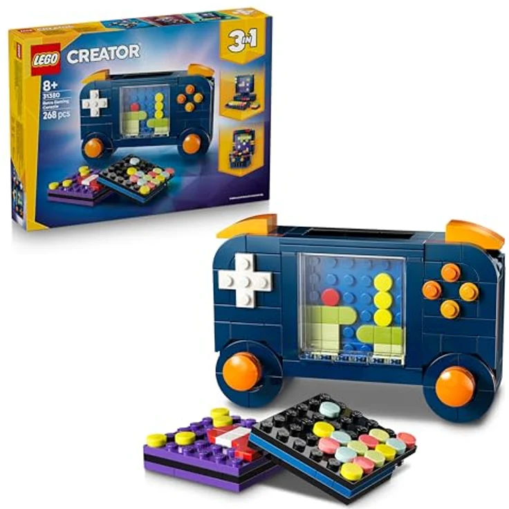 LEGO Creator 3-in-1 Retro-Spielkonsole, Bauset mit 3 Bauoptionen: Spielkonsole, Mini-PC oder Spielautomat, für Kinder ab 8 Jahren, kreatives Geschenk für Gamer – Bild 1