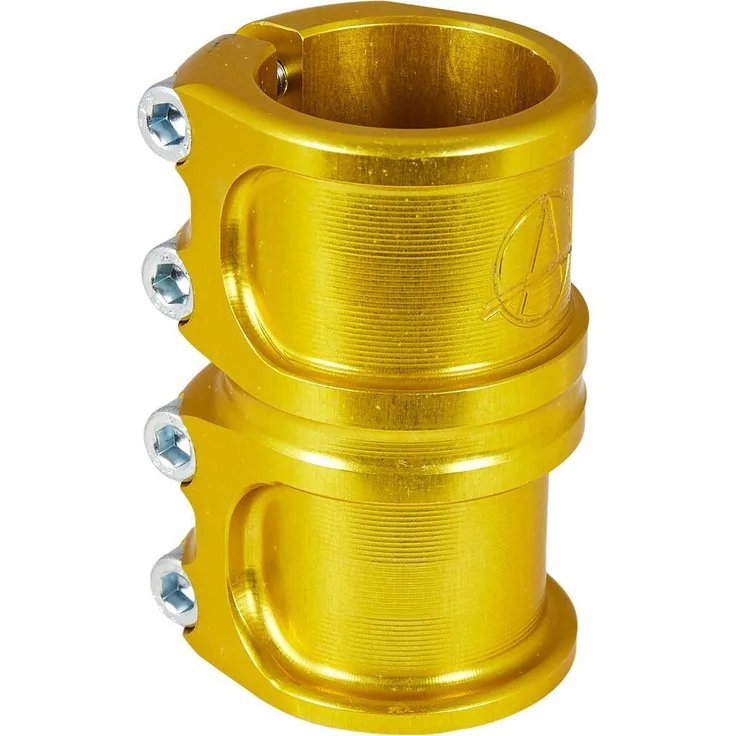 Apex Stuntscooter Apex Lite Stunt-Scooter SCS Clamp 32/35 Gold, Leichtgewichtig und Stabil
