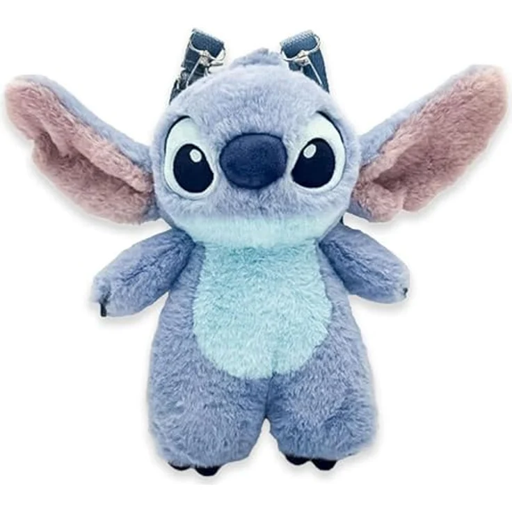 Cerdá Kindergartentasche Lilo & Stitch - Stitch, Blau, 3D Design, 100 % Polyester, 17 x 30 x 11 cm – Bild 1