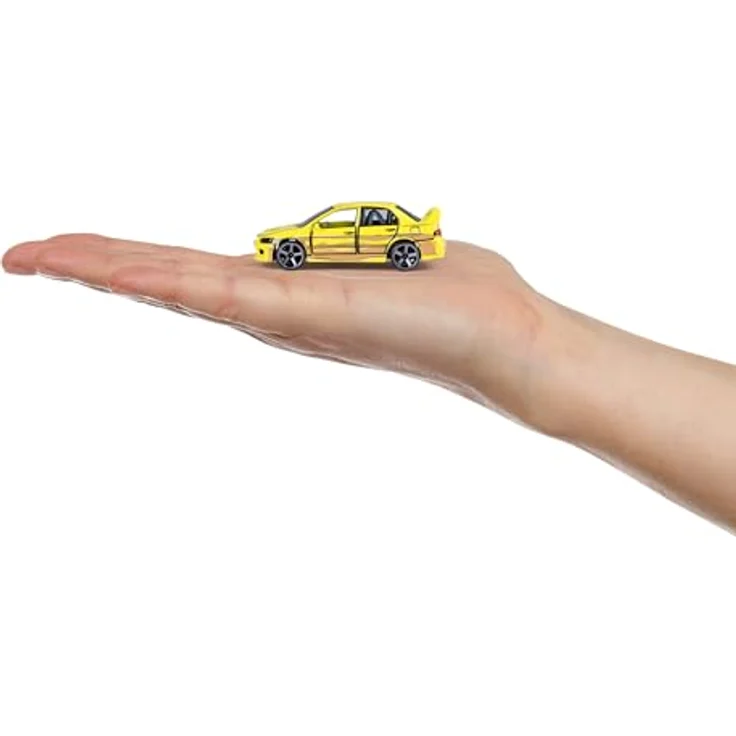Majorette JDM Legends Giftpack, Set mit 5 Autos (Honda Civic TYPE R EK9, Nissan Cefiro A31, Nissan Skyline GT-R R34, Toyota Supra JZA80, Mitsubishi Lancer Evolution 9), Metall, Maßstab 1:64, 7,5 cm, Freilauf, dekorierte Box, offiziell lizenziert, für Kinder ab 3 Jahren – Bild 5