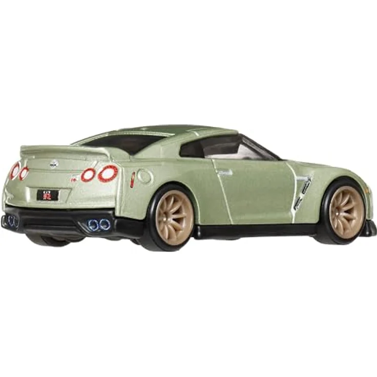 Hot Wheels Premium Car Culture Nissan GTR 2-Pack, 1:64 Spielzeugautos mit Die-Cast-Karosserien und Real-Riders-Reifen – Bild 3