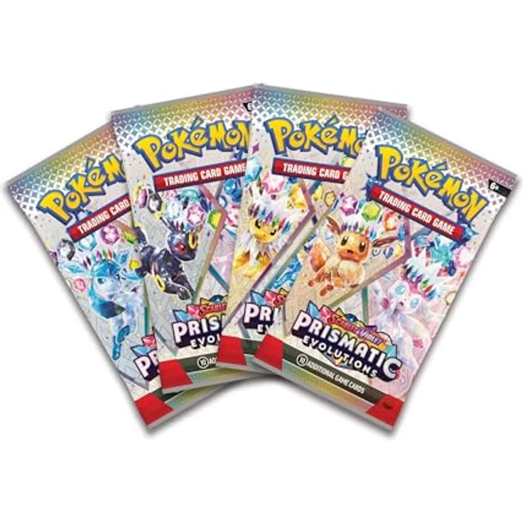 The Pokemon Company POKÉMON 10096 Scarlet & Violet 8.5 Prismatc Evolution Surprise Box mit vier Prismatic Evolutions Boosterpacks – Bild 6