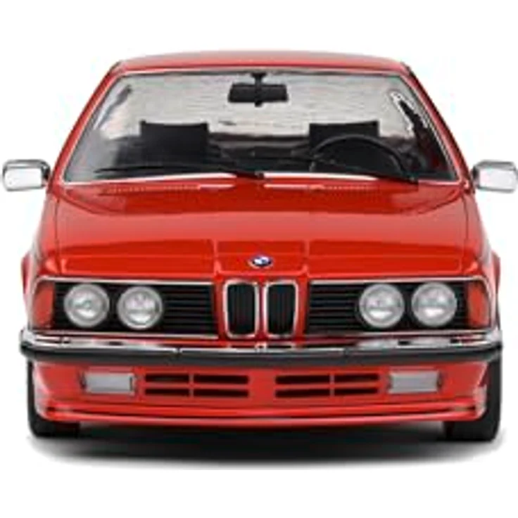 Solido BMW 635 CSi (E24) rot, hochwertiges Diecast Modellauto im Maßstab 1:18 mit beweglichen Türen und lenkbarer Vorderachse – Bild 2