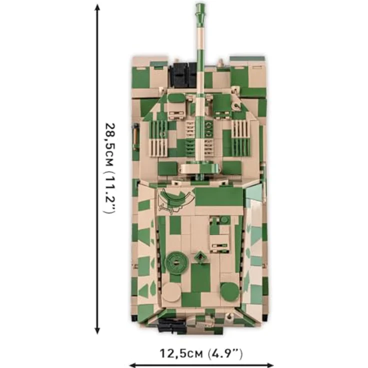 Cobi Pads Sd.Kfz. 184 Ferdinand, Klemmbaustein-Modell im Maßstab 1:28 mit abnehmbarem Motor und beweglicher Kanone – Bild 4