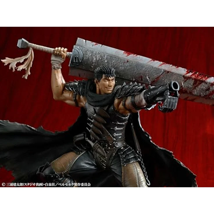 Medicos Entertainment Guts Black Swordsman Ver. Statue, 26,5 cm, Berserk, 1/7 Maßstab, detailgetreu gefertigt – Bild 4