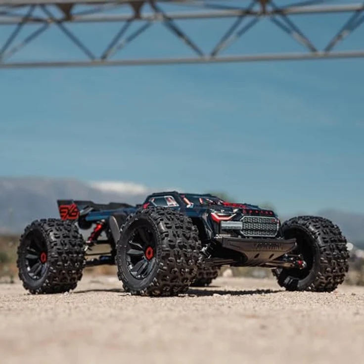 Arrma RC-Monstertruck Kraton 4X4 8S BLX Brushless RTR, Ferngesteuertes Auto, 1:5, mit EXtreme Bash Teilen, Farbe: EXB-Design - Preisvergleich – Bild 3
