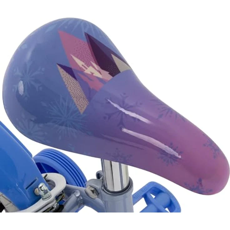 Huffy Disney Die Eiskönigin Frozen 14" Kinderfahrrad für Mädchen, ideal für 4-6 Jahre, blau, ohne Gangschaltung – Bild 4