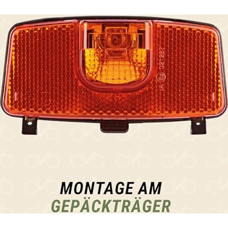 Prophete Fahrradbeleuchtung | Rücklicht Gepäckträger | Länge:160mm Breite:60 Höhe:50mm – Bild 5