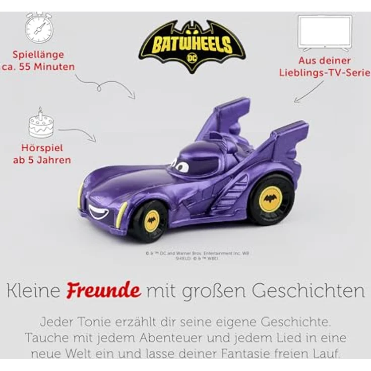 tonies Hörspielfigur DC Batwheels, Neuheit zum 21.11.2024, für kleine und große Superhelden – Bild 4
