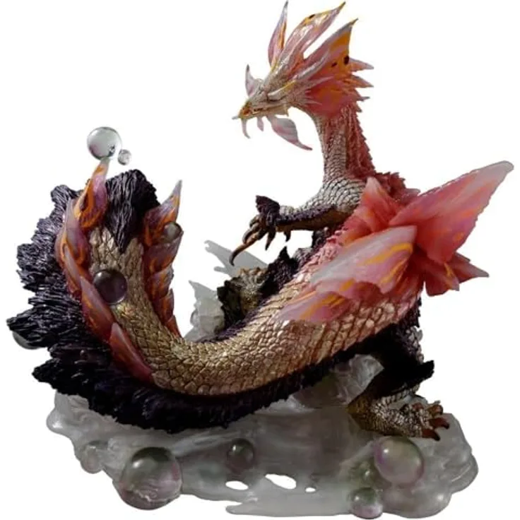 Capcom Monster Hunter Wilds Figur Builder Creators Model Bubble Fox Ryu Tamamitsune, Reprintversion, H6,1 x B7,7 x T18,5 cm, PVC, ABS