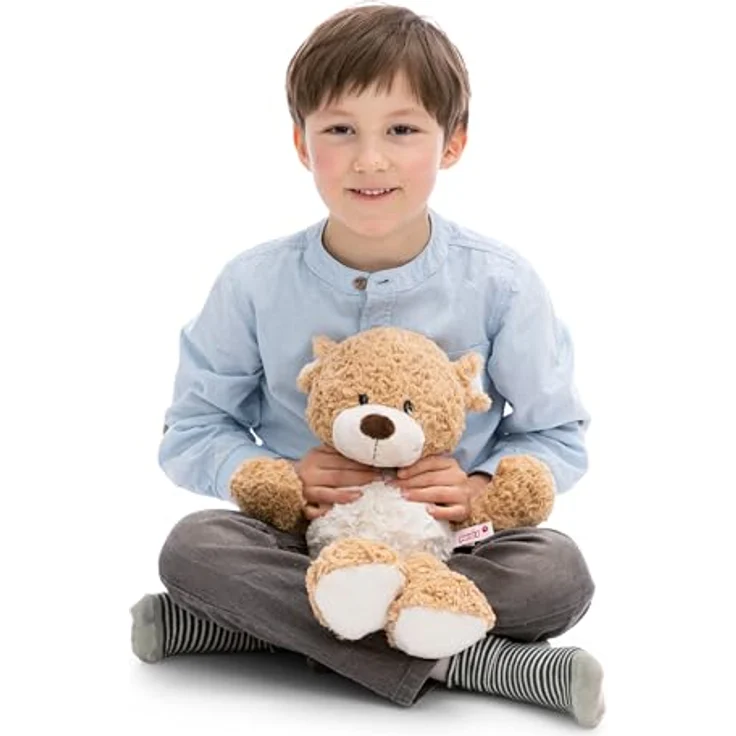 NICI Bär Finni, 35 cm karamell, kuschelweicher Stoffteddy mit nostalgischem Design – Bild 1