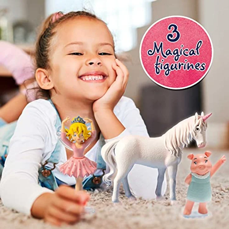 CRAZE Prinzessin Lillifee Adventskalender Kinder - Spielzeug Adventskalender Mädchen mit Prinzessin & Einhorn Figuren – Bild 4