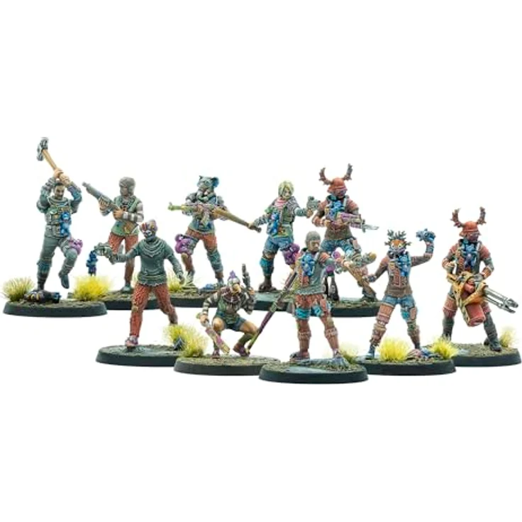 Modiphius Fallout: Miniatures - Raiders: The Pack, kompatibel mit Wasteland Warfare und Factions, kreative Gestaltung der Figuren – Bild 2