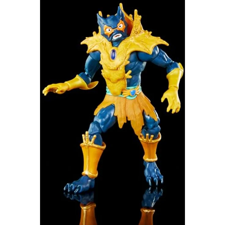 Masters of the Universe Mer-Man Actionfigur, 18 cm mit 30 beweglichen Gelenken, Waffen und austauschbaren Köpfen, für Kinder ab 6 Jahren, HLB47 – Bild 5