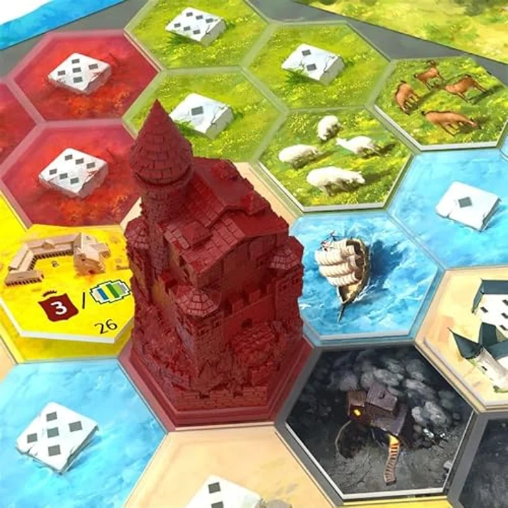 Ravensburger Die Burgen von Burgund: Spezialedition, strategisches Brettspiel für 1–4 Spieler mit aristokratischem Spielkonzept – Bild 6