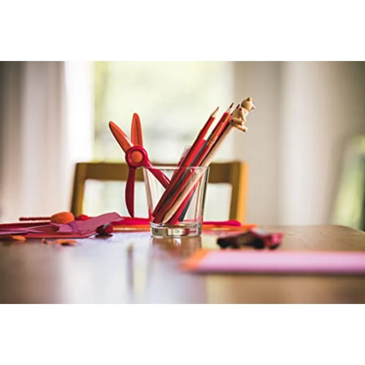 Fiskars Kinderschere, Ab 2 Jahren, Länge: 13 cm, Rot, Starter - Zum Erlernen des Schneidens, Kunststoffklingen und Griffe, Geeignet für Rechts- und Linkshänder, 1064065 – Bild 5