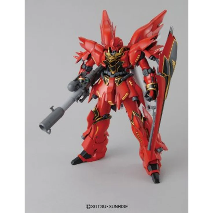 Bandai MG 1/100 MSN-06S SINANJU, detailgetreue Sammelfigur in rot - BANDAI SPIRITS – Bild 2
