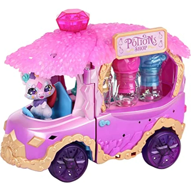 Magic Mixies Magic Potions Truck Spielset, verwandelt Sich in einen Trankladen, schafft 3 Zaubersprüche und Trank-Überraschungen für Ihre Mixlings, inklusive 1 exklusivem Mixling – Bild 1