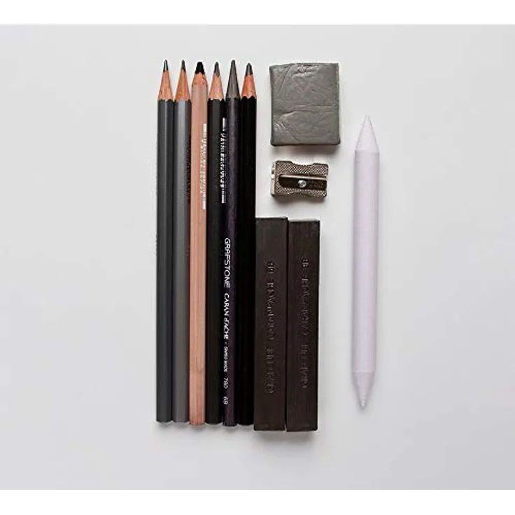 Caran d'Ache Technalo & Grafcube RGB Set, 11-teiliges Bleistiftset mit Aquarellen und Zubehör, in Schweizer Qualität – Bild 3