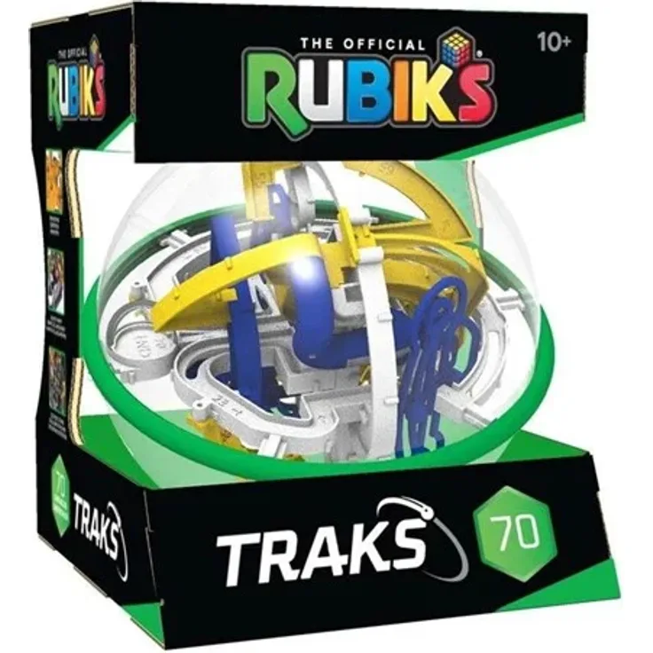 Rubiks Tracks 70 Rebel, Brettspiel mit 3D-Maze, 70 herausfordernden Hindernissen